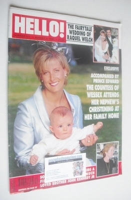 <!--1999-08-03-->Hello! magazine - Sophie Rhys-Jones cover (3 August 1999 -