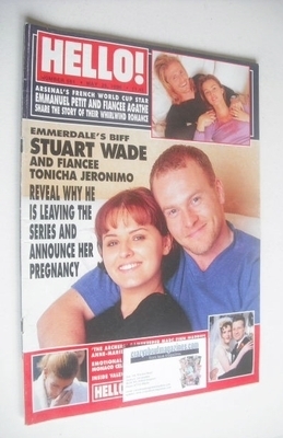 Hello! magazine - Stuart Wade and Tonicha Jeronimo cover (25 May 1999 - Issue 561)