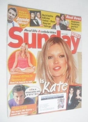 Sunday magazine - 31 July 2005 - Kate Moss cover