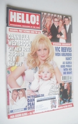 Hello! magazine - Danniella Westbrook cover (4 February 2003 - Issue 750)