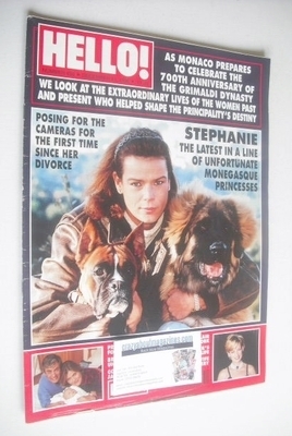 Hello! magazine - Princess Stephanie cover (21 December 1996 - Issue 438)
