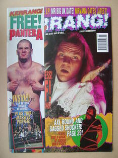 <!--1994-03-19-->Kerrang magazine - Meat Loaf cover (19 March 1994 - Issue 