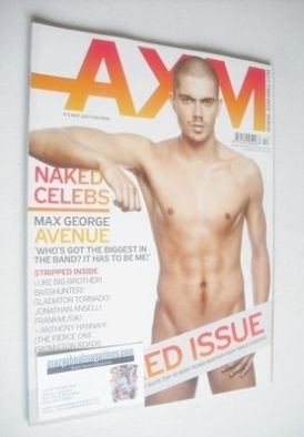 <!--2008-10-->AXM magazine - Max George cover (October 2008)