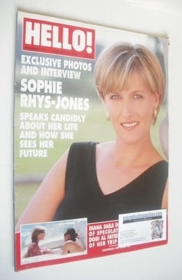 <!--1997-08-16-->Hello! magazine - Sophie Rhys-Jones cover (16 August 1997 