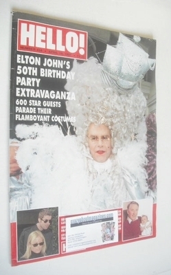 <!--1997-04-19-->Hello! magazine - Elton John cover (19 April 1997 - Issue 