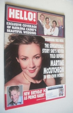 Hello! magazine - Martine McCutcheon cover (26 September 2000 - Issue 630)