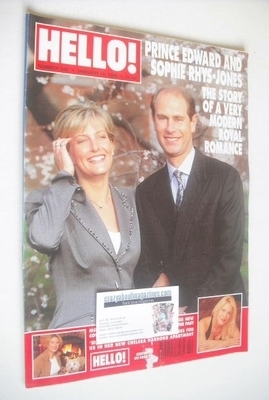 Hello! magazine - Prince Edward and Sophie Rhys-Jones cover (16 January 1999 - Issue 543)