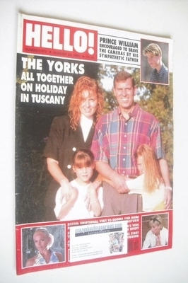 Hello! magazine - The Duke and Duchess of York and family cover (23 August 1997 - Issue 472)