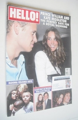 Hello! magazine - Prince William and Kate Middleton cover (7 November 2006 - Issue 943)