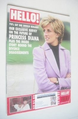Hello! magazine - Princess Diana cover (9 March 1996 - Issue 397)