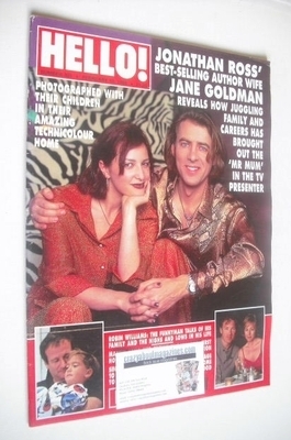 Hello! magazine - Jonathan Ross and Jane Goldman cover (10 February 1996 - Issue 393)