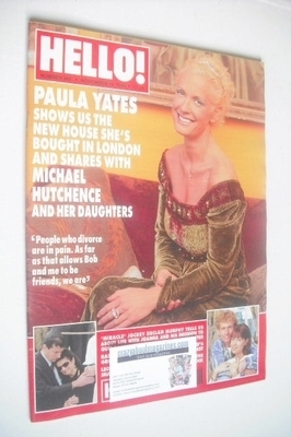 Hello! magazine - Paula Yates cover (18 November 1995 - Issue 382)