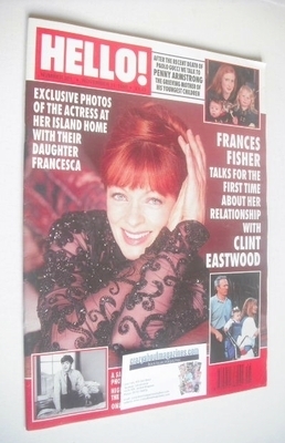 <!--1995-11-11-->Hello! magazine - Frances Fisher cover (11 November 1995 -