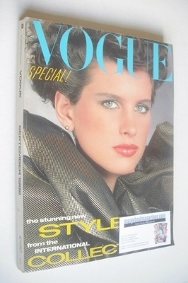 British Vogue magazine - September 1982 (Vintage Issue)