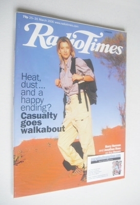 Radio Times magazine - Claire Goose cover (25-31 March 2000)