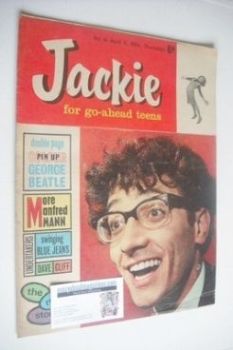 Jackie magazine - 11 April 1964 (Issue 14 - Freddie Garrity cover)