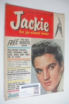 Jackie magazine - 1 February 1964 (Issue 4 - Elvis Presley cover)