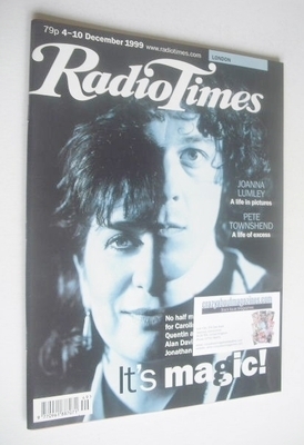 <!--1999-12-04-->Radio Times magazine - Caroline Quentin and Alan Davies co