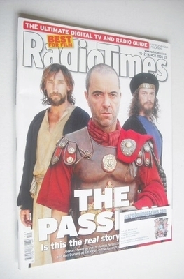 Radio Times magazine - The Passion cover (15-21 March 2008)