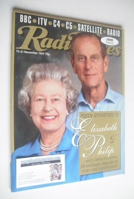 <!--1997-11-15-->Radio Times magazine - Queen Elizabeth II and Prince Phili