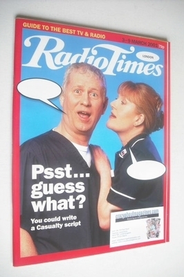 Radio Times magazine - Derek Thompson and Cathy Shipton cover (3-9 March 2001)