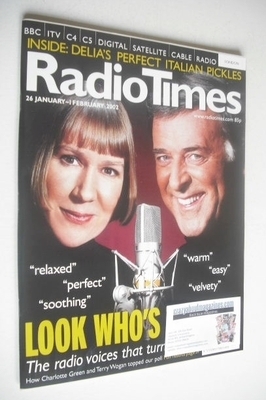 Radio Times magazine - Terry Wogan and Charlotte Green cover (26 January-1 February 2002)