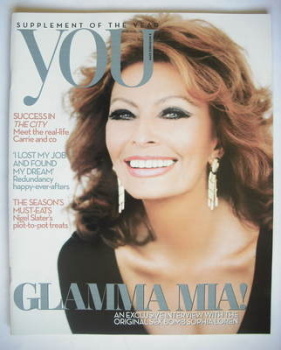 You magazine - Sophia Loren cover (8 November 2009)