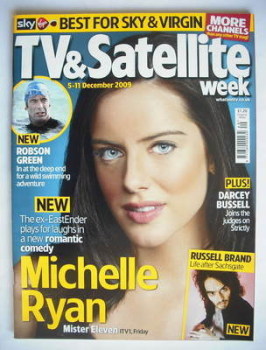 TV & Satellite Week magazine - Michelle Ryan cover (5-11 December 2009)