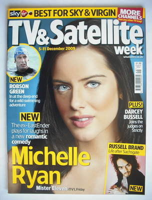TV&Satellite Week magazine - Michelle Ryan cover (5-11 December 2009)