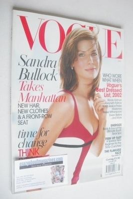 <!--2003-01-->US Vogue magazine - January 2003 - Sandra Bullock cover