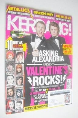 <!--2014-02-15-->Kerrang magazine - Asking Alexandria cover (15 February 20
