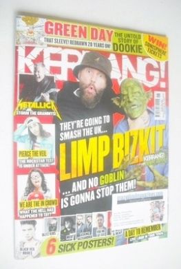 Kerrang magazine - Limp Bizkit cover (8 February 2014 - Issue 1503)