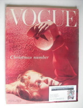 British Vogue magazine - December 1955 (Vintage Issue)