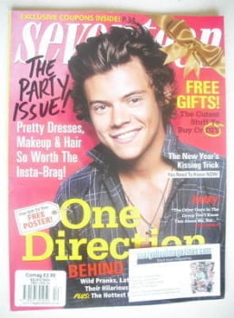 Seventeen magazine - December 2013/January 2014 - Harry Styles cover