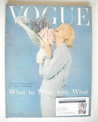 British Vogue magazine - April 1955 (Vintage Issue)