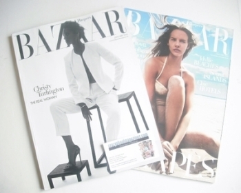 Harper's Bazaar magazine - January 2014 - Christy Turlington cover (Subscriber's Issue)