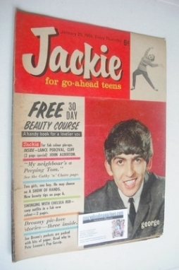 Jackie magazine - 25 January 1964 (Issue 3 - George Harrison cover)