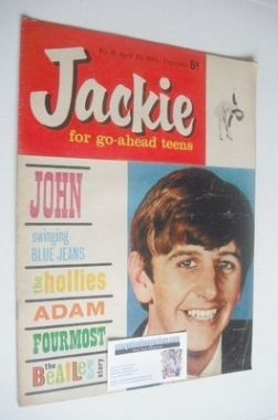 Jackie magazine - 25 April 1964 (Issue 16 - Ringo Starr cover)