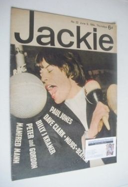 Jackie magazine - 6 June 1964 (Issue 22 - Mick Jagger cover)