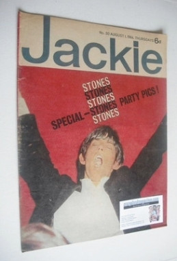 <!--1964-08-01-->Jackie magazine - 1 August 1964 (Issue 30 - Brian Jones co