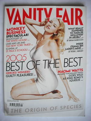 Vanity Fair magazine - Naomi Watts cover (January 2006)