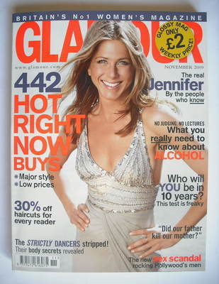 <!--2009-11-->Glamour magazine - Jennifer Aniston cover (November 2009)