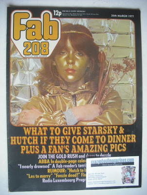 Fabulous 208 magazine (26 March 1977 - Leslie Ash cover)