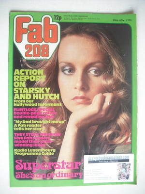 Fabulous 208 magazine (20 November 1976 - Twiggy cover)