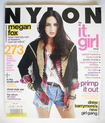 <!--2009-10-->Nylon magazine - October 2009 - Megan Fox cover