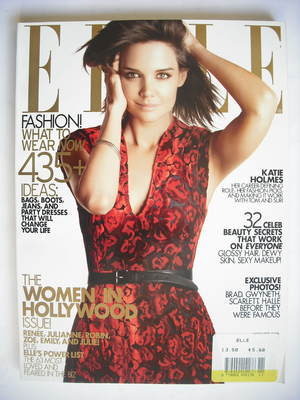 <!--2009-11-->US Elle magazine - November 2009 - Katie Holmes cover
