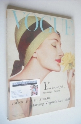 British Vogue magazine - April 1958 (Vintage Issue)