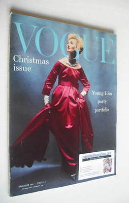 British Vogue magazine - December 1958 (Vintage Issue)