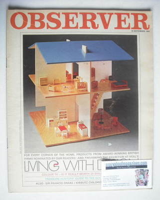 <!--1969-09-28-->The Observer magazine - Living With Design cover (28 Septe