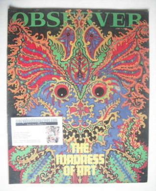 <!--1966-06-12-->The Observer magazine - The Madness Of Art cover (12 June 